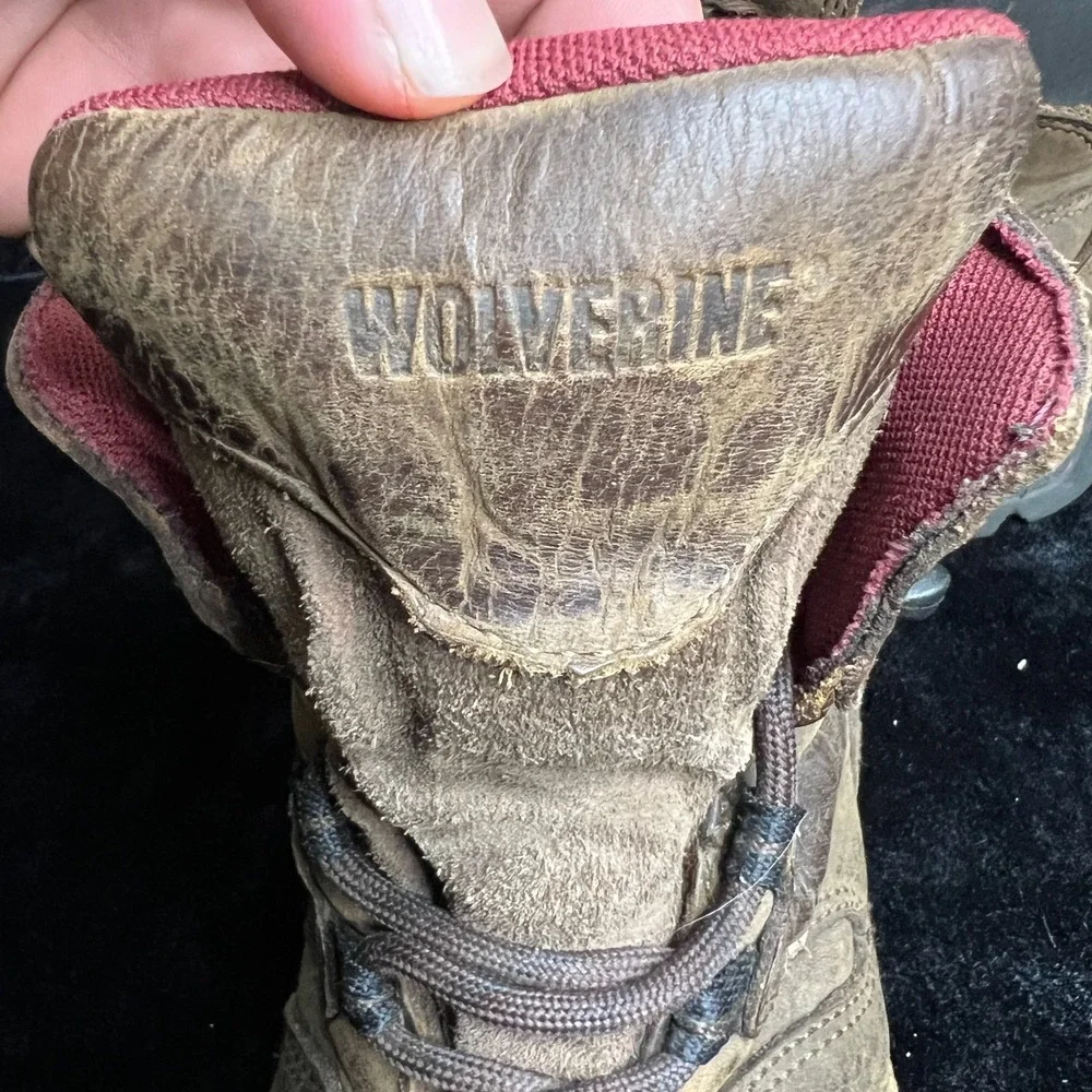 Wolverine Bonaventure W04417 Mens US 11.5 M Work Boots‎ Brown Leather Waterproof